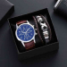 Imported Fashion watch and Bracelet set for Gents        